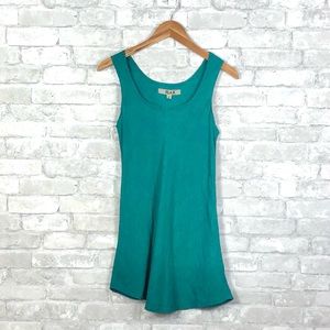 FLAX Sleeveless Bias Linen Tank Top Tunic P/XS